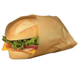 EcoCraft 14" x 14" Natural sandwich wrap custom printed 300899
