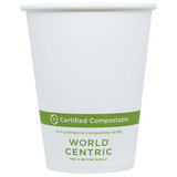 8 oz Custom Printed Compostable Coffee Cups