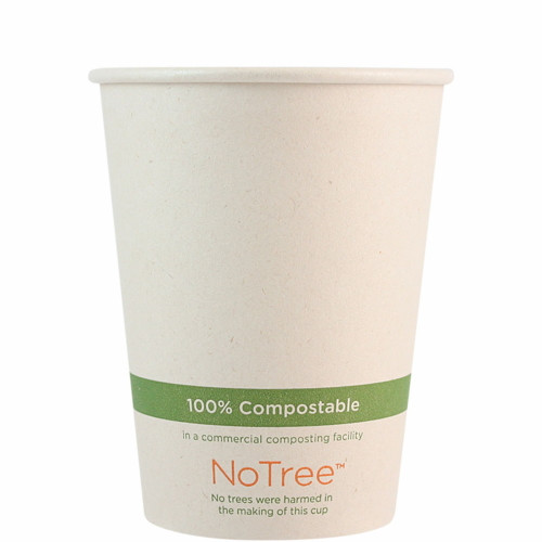 12 oz compostable NoTree Paper coffee cups CU-SU-12