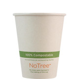 8 oz Compostable NoTree paper coffee cups CU-SU-8 